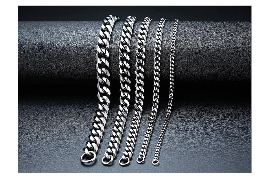 Forge Link: Chunky Miami Curb Chain Bracelet for Men