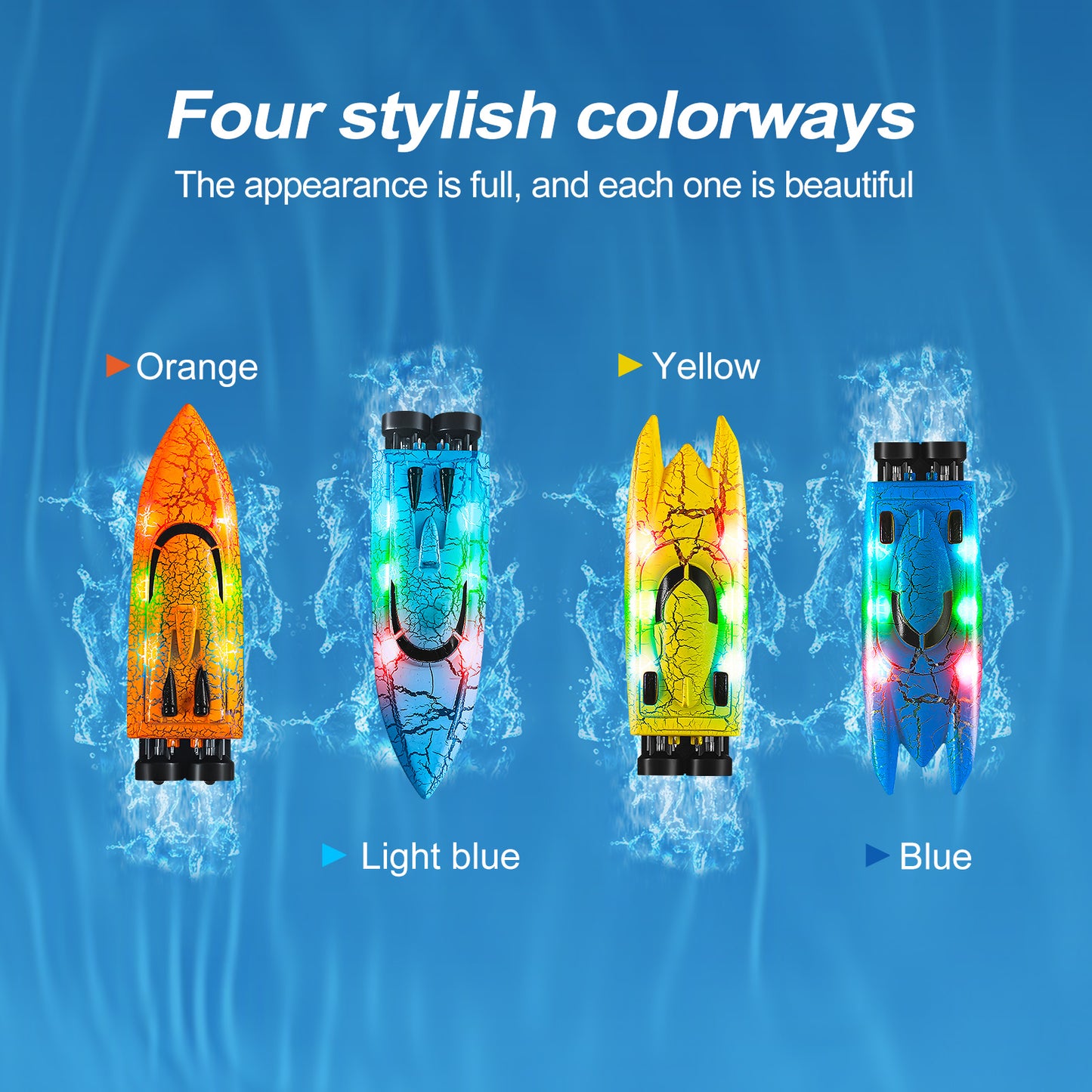 Mini Wave: 2.4G RC Speedboat (Ages 6–12)