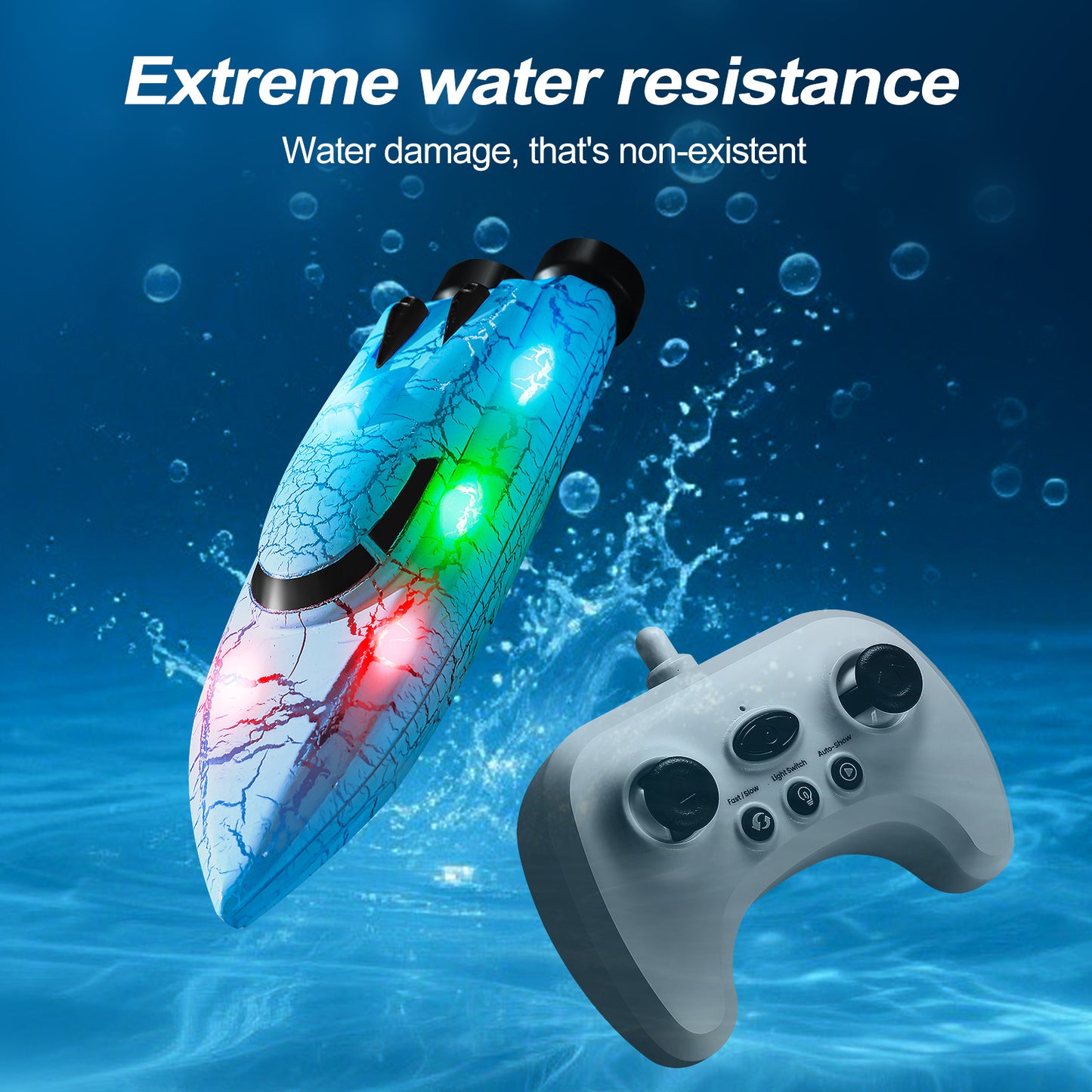 Mini Wave: 2.4G RC Speedboat (Ages 6–12)