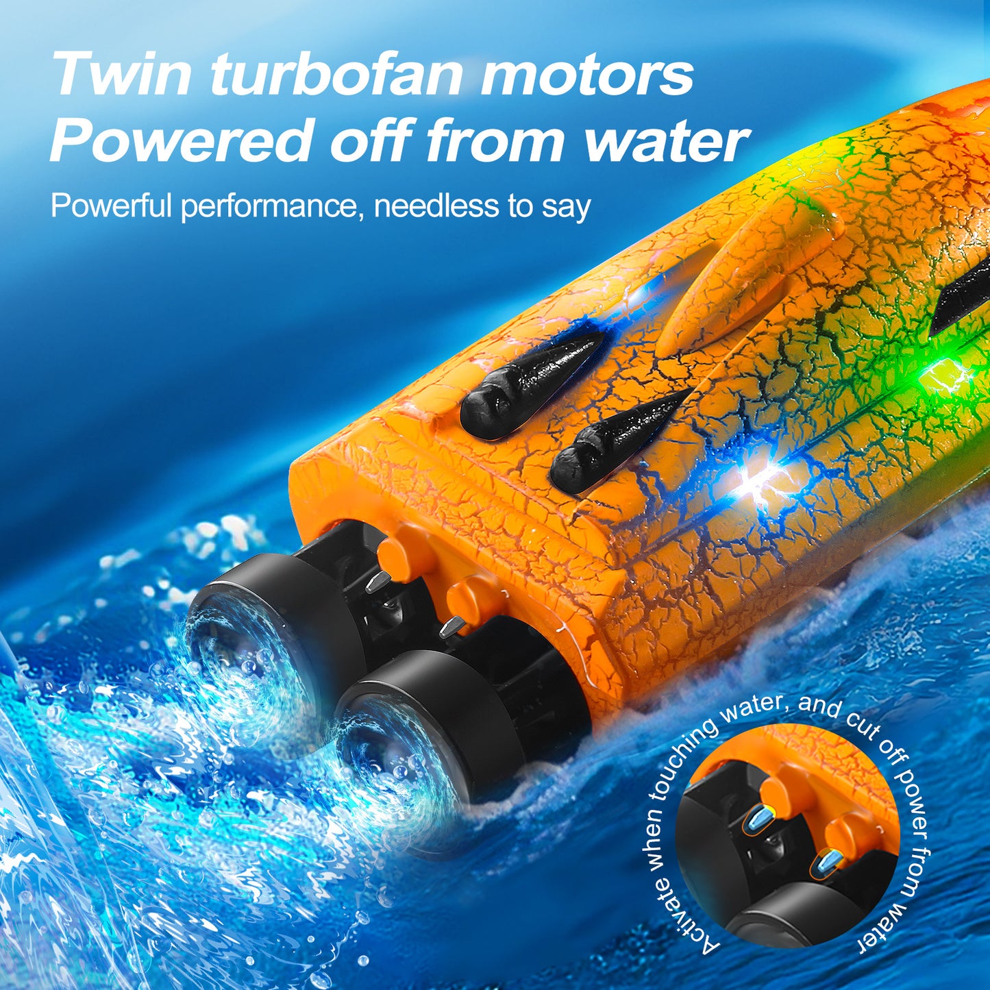 Mini Wave: 2.4G RC Speedboat (Ages 6–12)