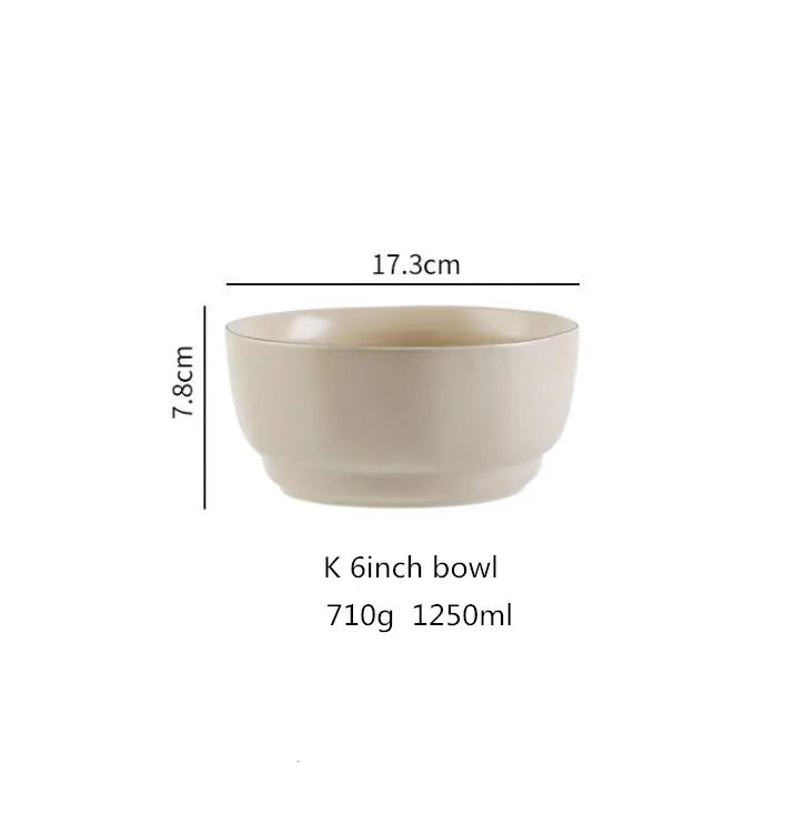 Nordic Ceramic Dinnerware Set