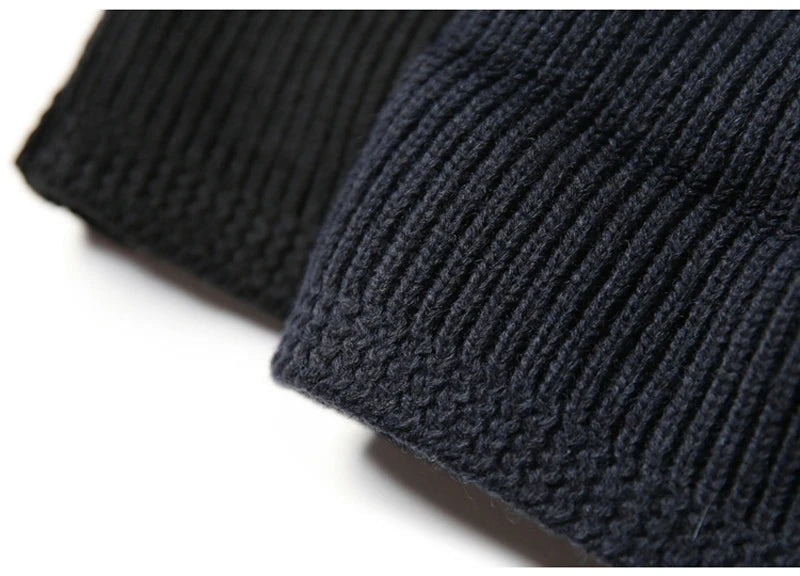 USN WATCH CAP 80% Wool WW2 Replica Winter Warm Knit Thick Cap Vintage Military Outdoor Hat