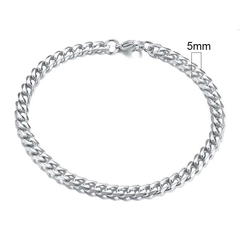 Forge Link: Chunky Miami Curb Chain Bracelet for Men