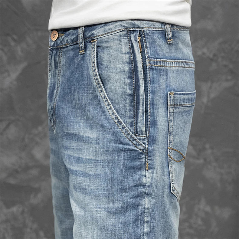 Men’s Retro Denim Shorts – Classic Made Current