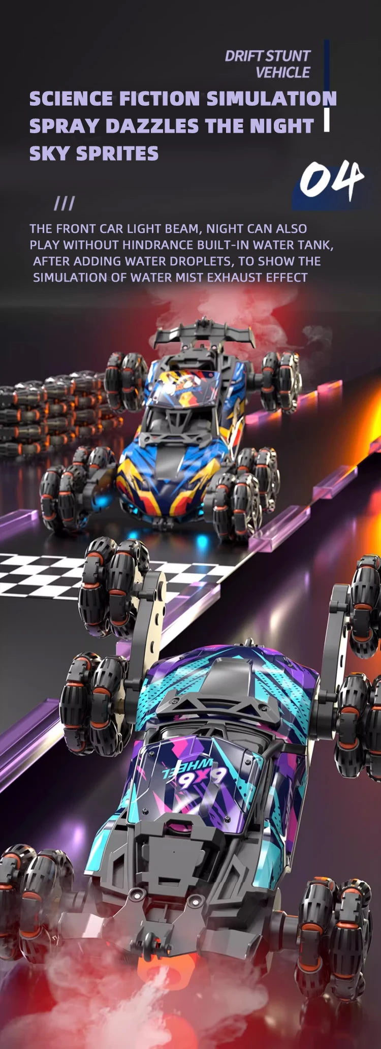 Morph-X: Six-Wheel RC Stunt Car for Ages 6–12