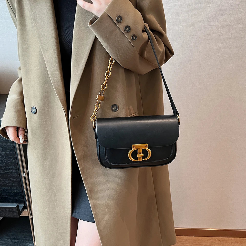 The Lock Flap Bag: Retro Form, Modern Ease