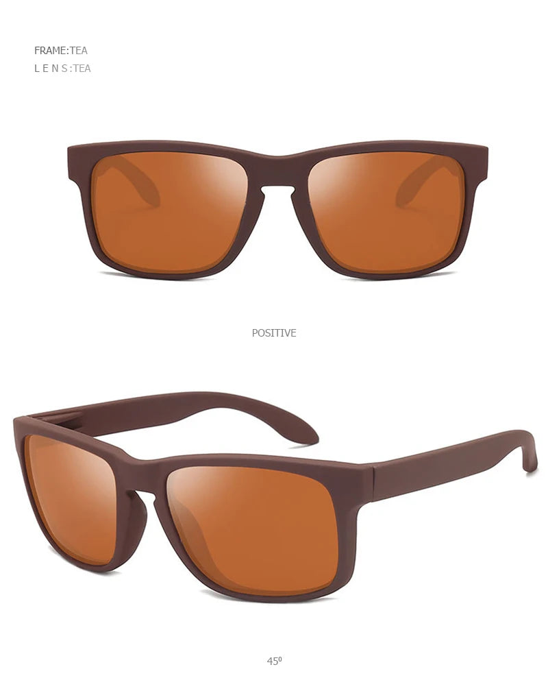 Vector Shade: Classic Square Polarised Sunglasses for Men