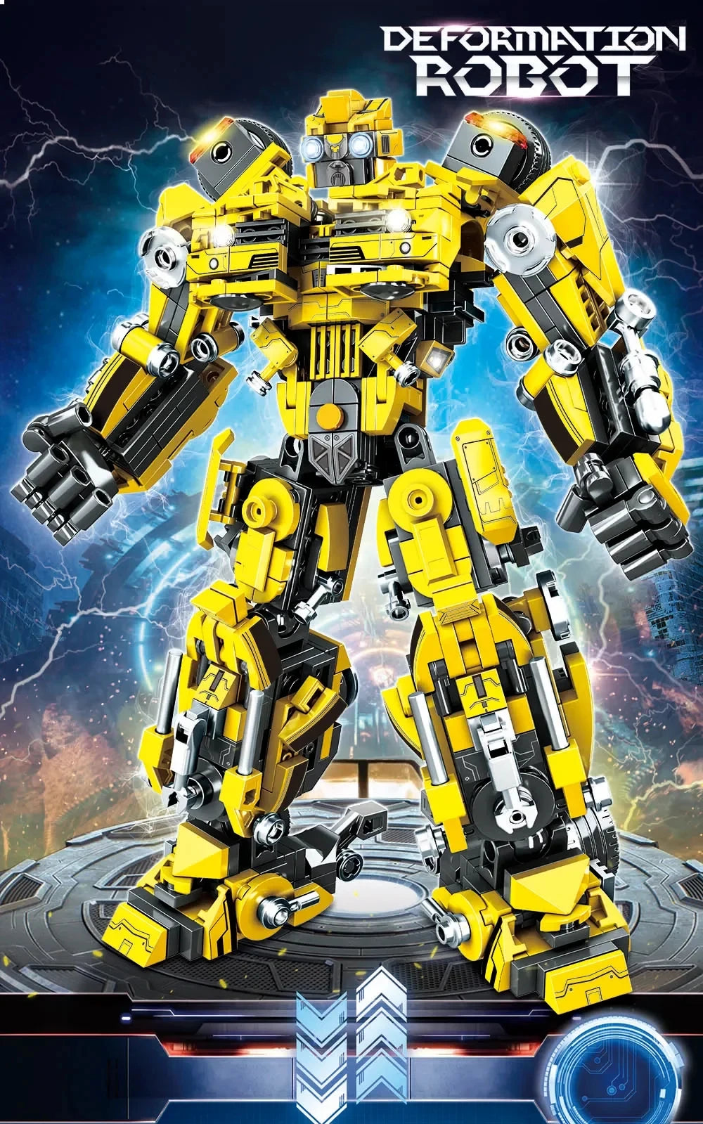 DualShift 478: 2-in-1 Robot & Truck Building Set