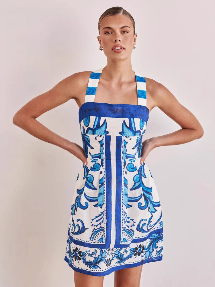 Solara – Bohemian Colourblock Vacation Dress