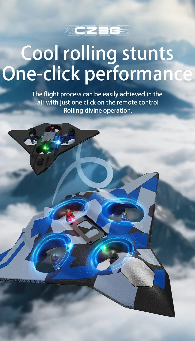 SkyGlide Series: EPP RC Stunt Gliders (Ages 14+)