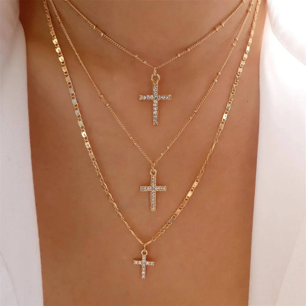 Gilded Rebel: Vintage Punk Coin Pendant Necklace