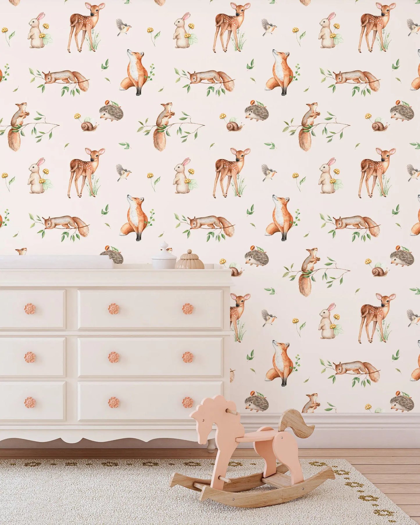 Kids Room Animal Wallpaper