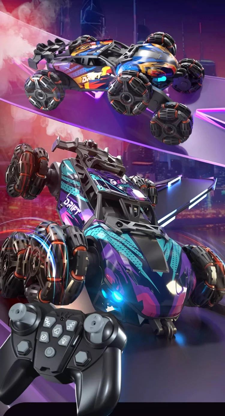 Morph-X: Six-Wheel RC Stunt Car for Ages 6–12