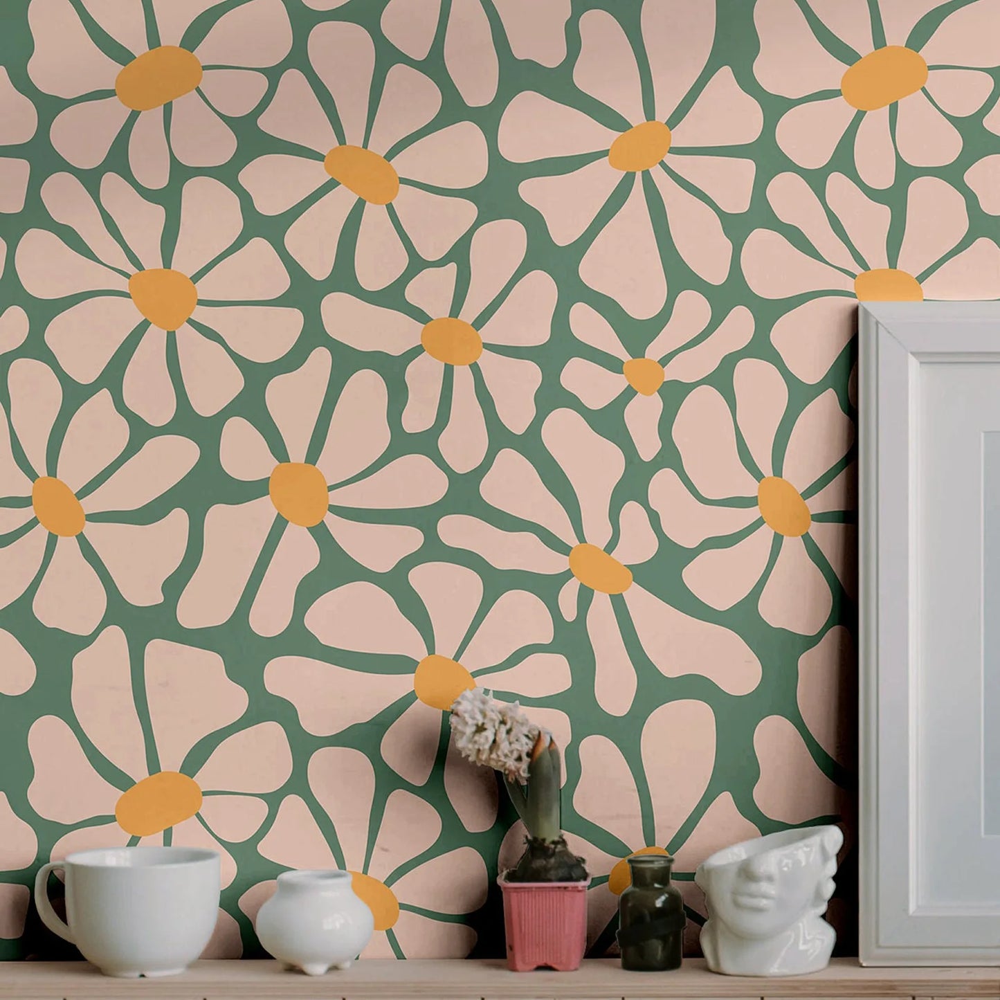 Funky Daisy Wallpaper