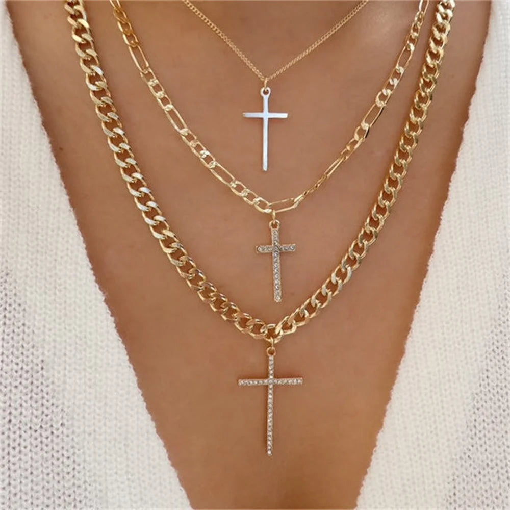 Gilded Rebel: Vintage Punk Coin Pendant Necklace