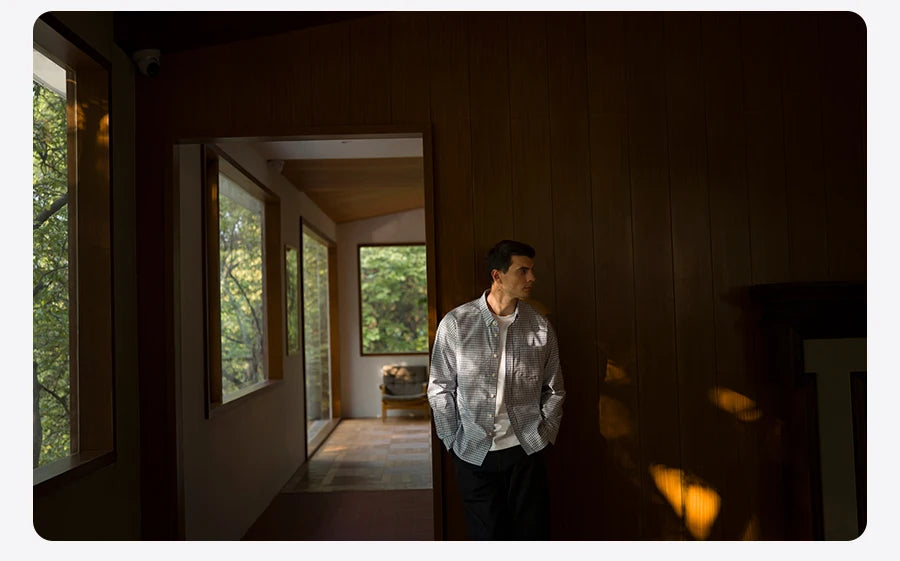 Men's Oversized Plaid Cotton Shirt – Soft Finish, Everyday Edge