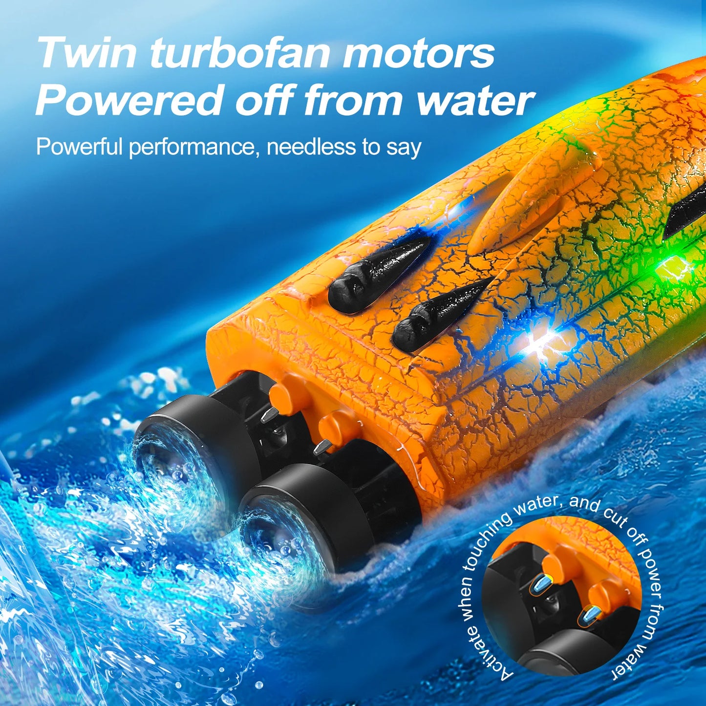 Mini Wave: 2.4G RC Speedboat (Ages 6–12)