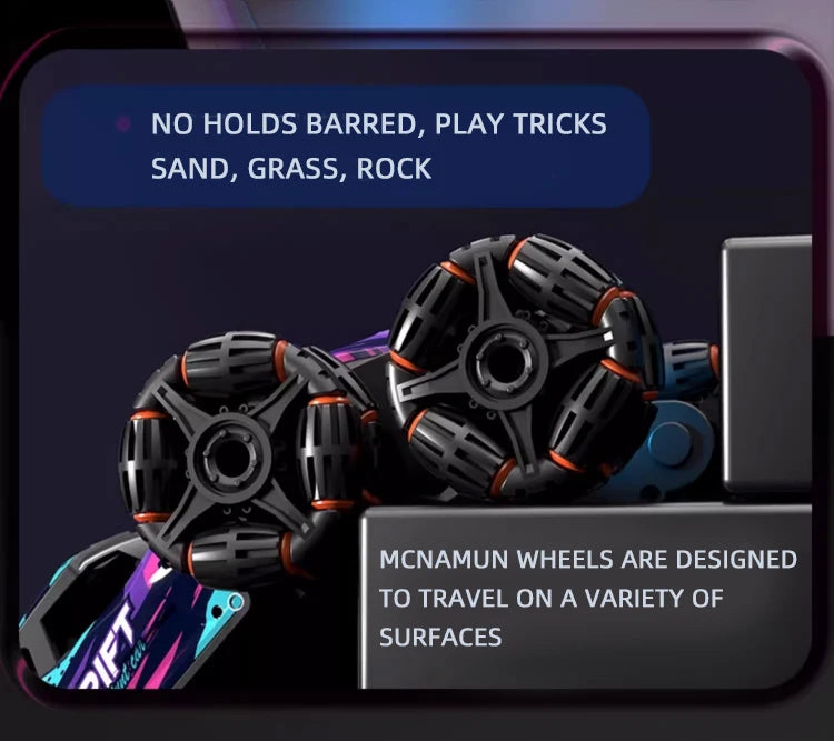 Morph-X: Six-Wheel RC Stunt Car for Ages 6–12