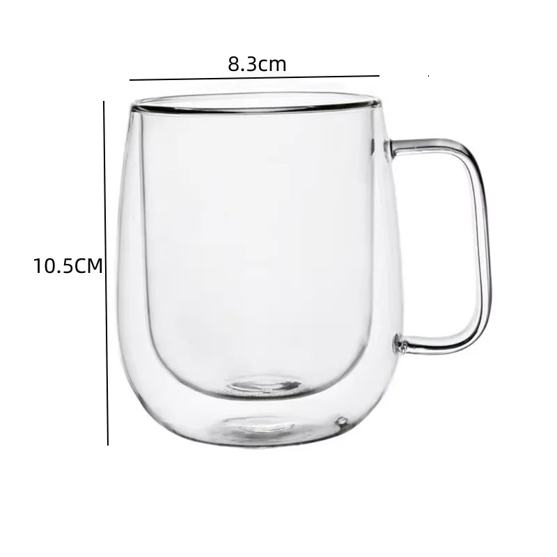 Double Wall Glass Coffee Mug
