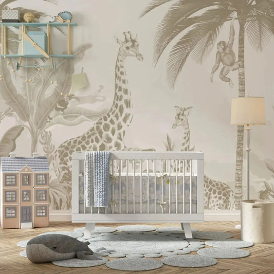 Kids Safari Jungle Animals Wallpaper