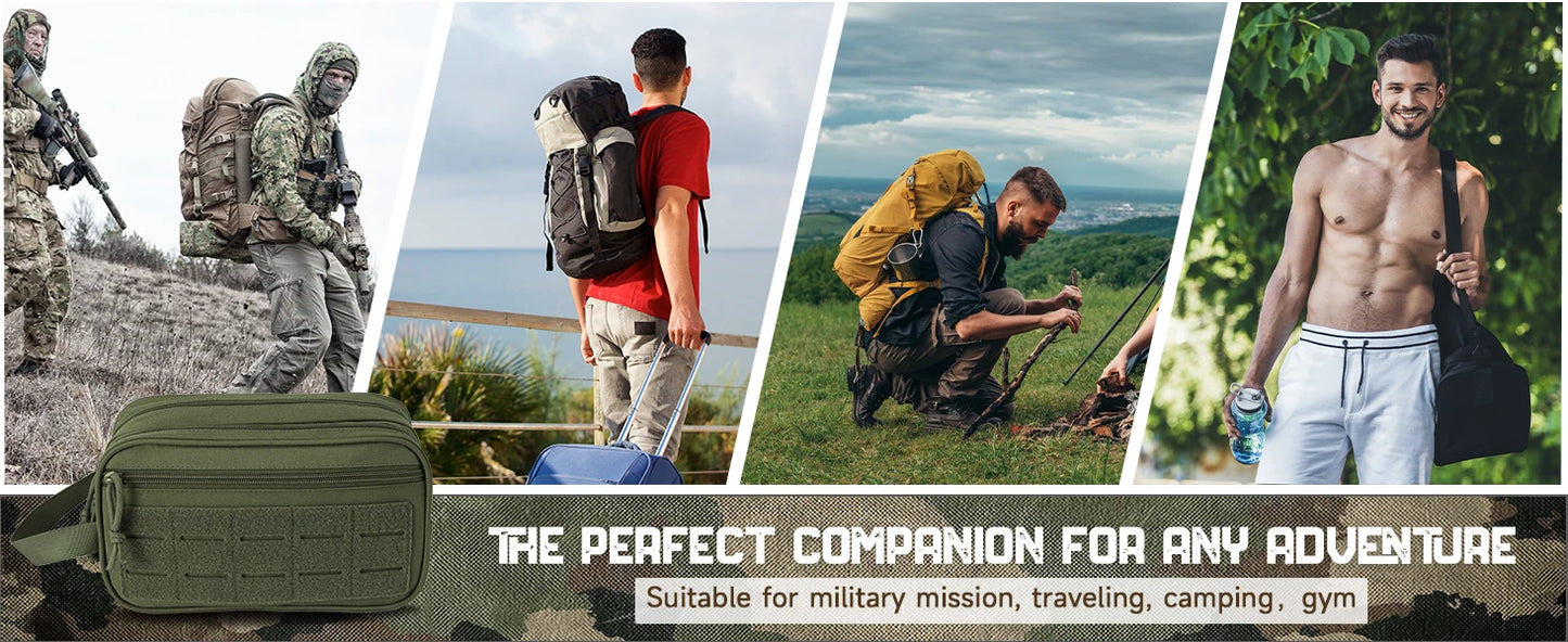 Field Dopp: Tactical Waterproof Toiletry Bag for Men