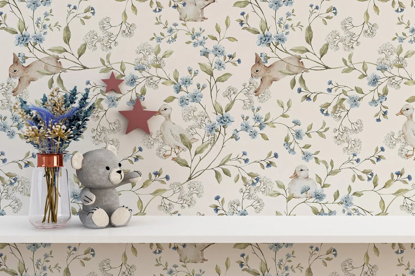 Rabbit and Duck Wallpaper