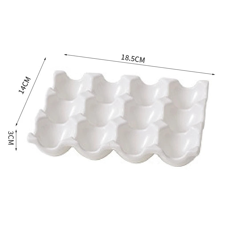 Ceramic Egg Storage Tray