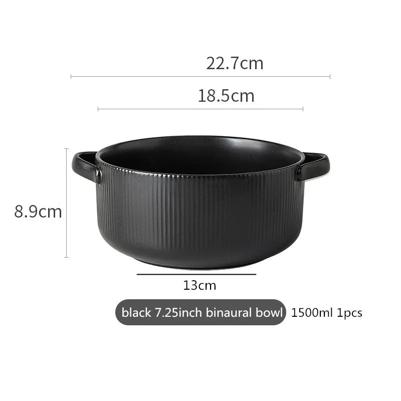 Matte Glazed Ceramic Dinnerware