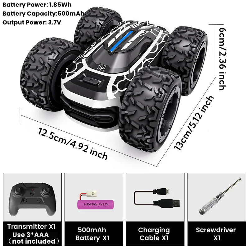 LumoTwist 1:22: Light-Show RC Stunt Car (Ages 6+)
