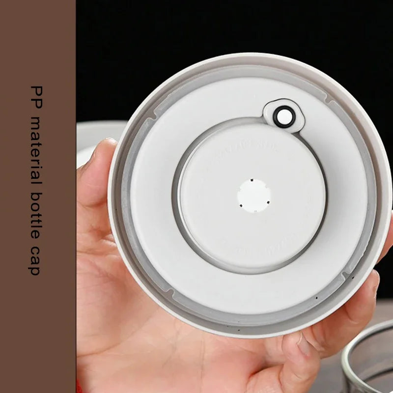 Press-Type Coffee Vacuum Storage Jar