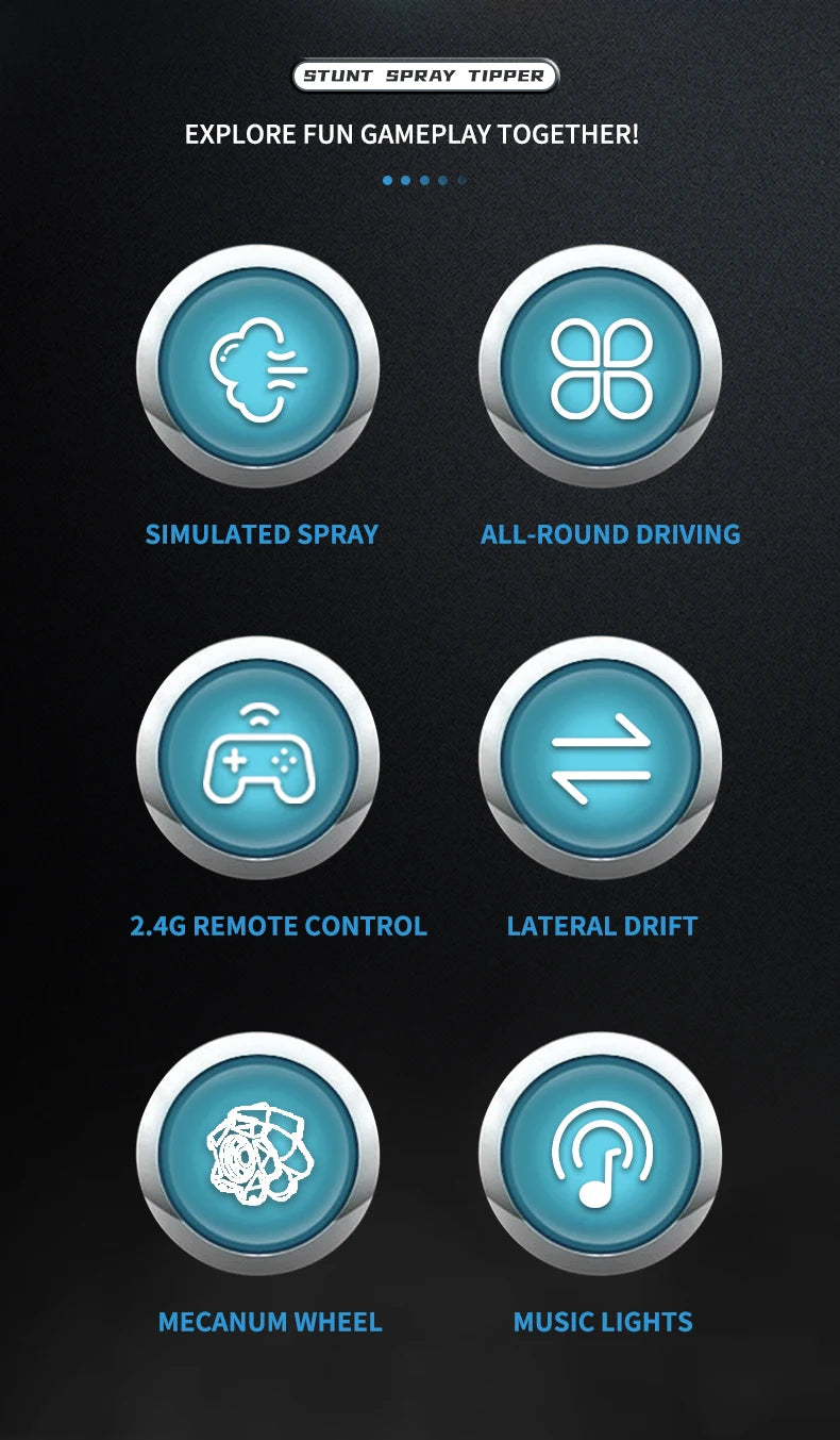 DriftTwist 4WD: Gesture-Control RC Stunt Car (Ages 6+)