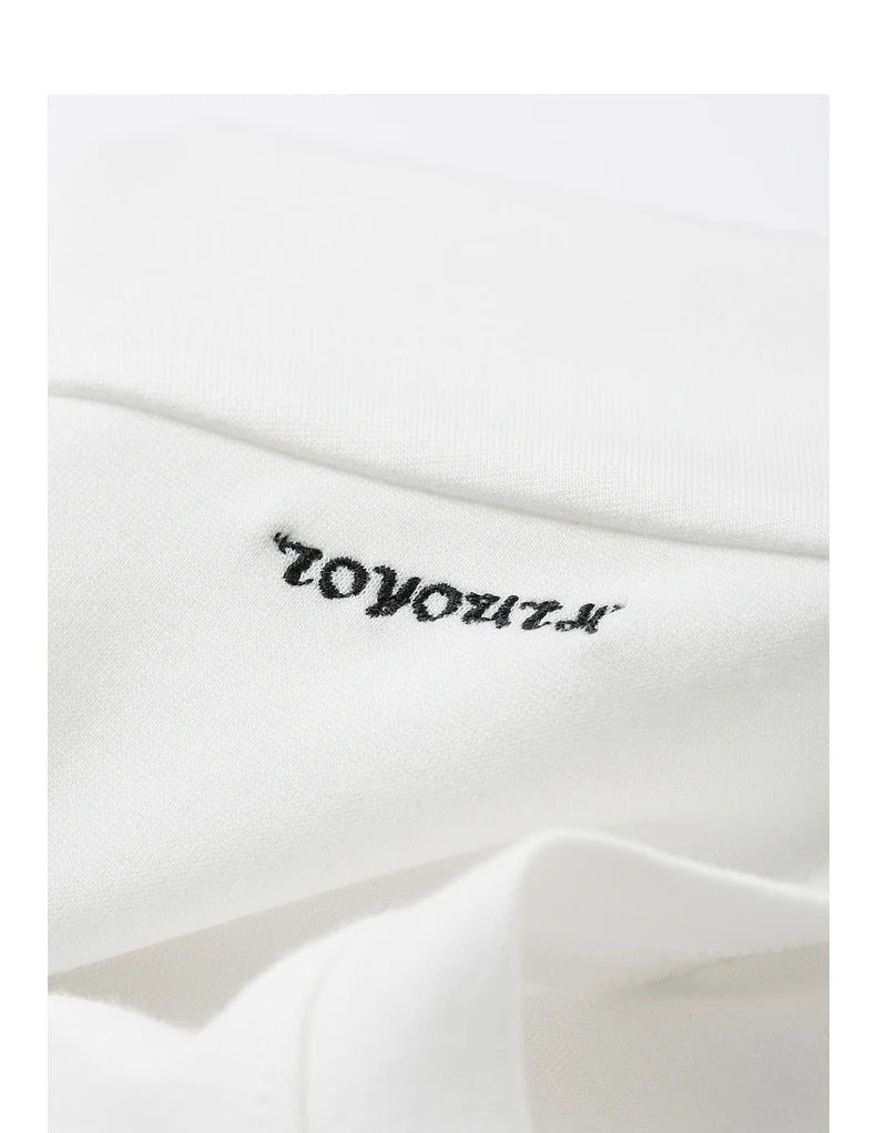 TOYOUTH Women Crop Tops 2024 Spring New Pleated Tie Irregular Solid Color Short Sleeve Women's Basic Tops