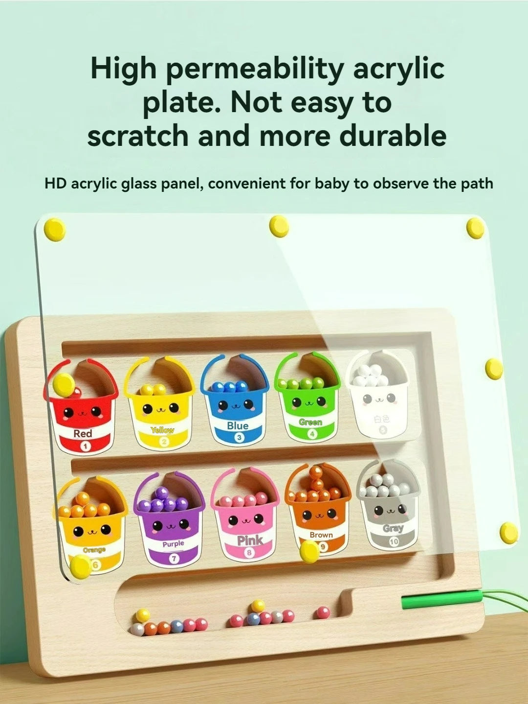 Focus Maze: Magnetic Walking Ball Puzzle (Ages 3–6)