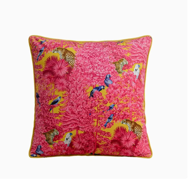 Vintage Floral Velvet Throw Pillow Covers Home Art Deco Pillowcase Square Pillow Case Cushion Cover for Bed Sofa Living Room Car
