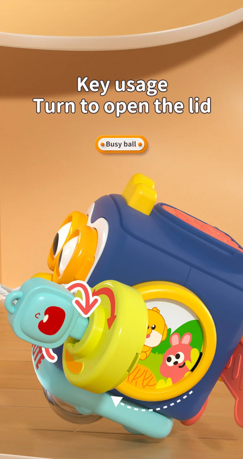 BusyCube 10-in-1: Montessori Sensory Lock-Box (Ages 3–6)