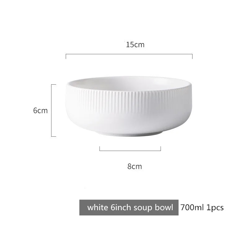 Matte Glazed Ceramic Dinnerware