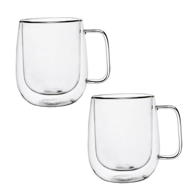 Double Wall Glass Coffee Mug