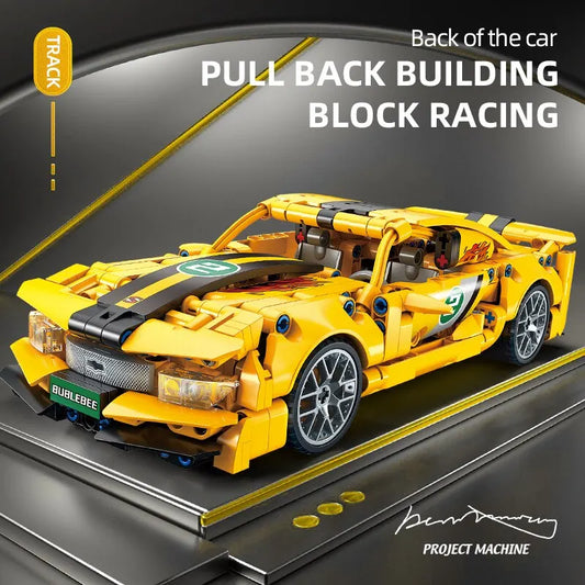 City Speed Car: 450+ Piece Racing Build Set (Ages 6–12)