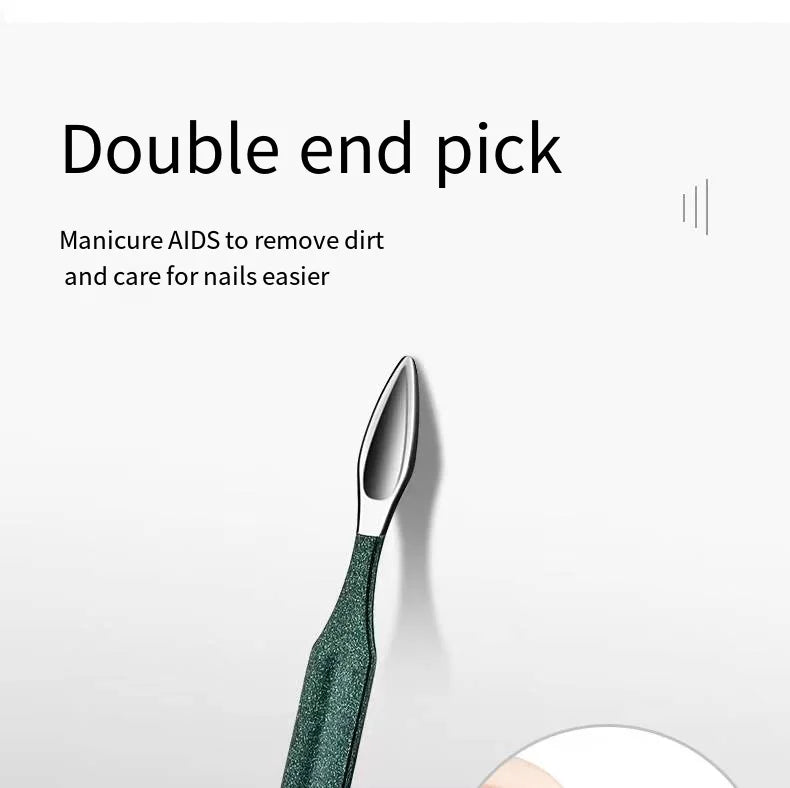 Steel Trim: Men’s 6-Piece Stainless-Steel Nail Clippers Set