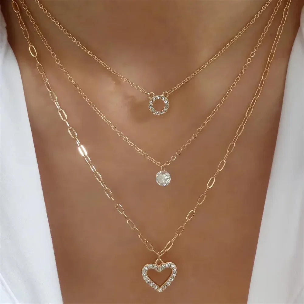 Gilded Rebel: Vintage Punk Coin Pendant Necklace