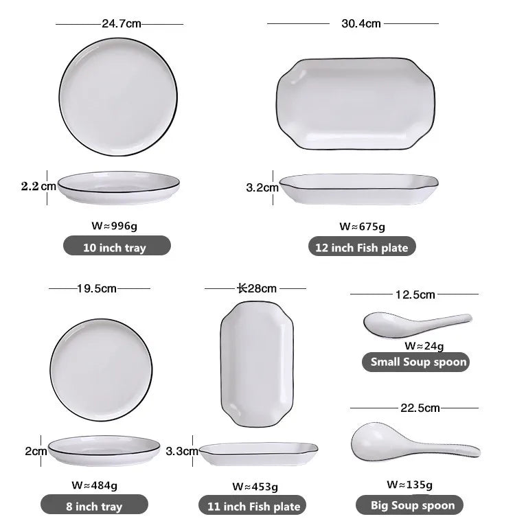 Minimalist Ceramic Tableware