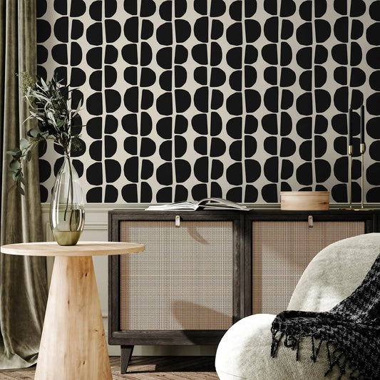 Black Geometric Wallpaper