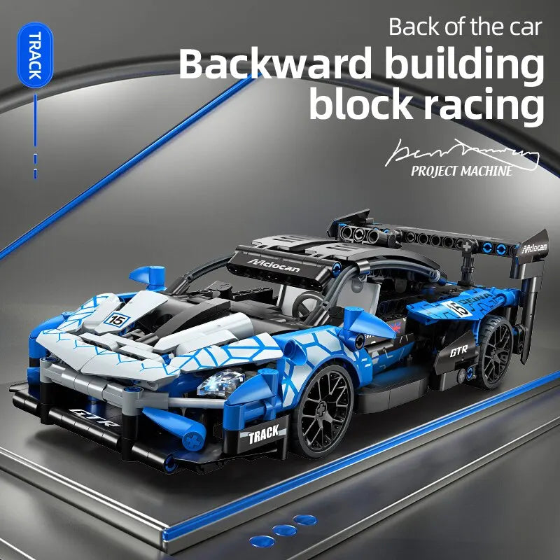 City Speed Car: 450+ Piece Racing Build Set (Ages 6–12)