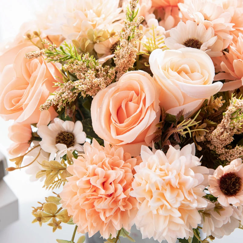 Peony & Rose Silk Bouquet