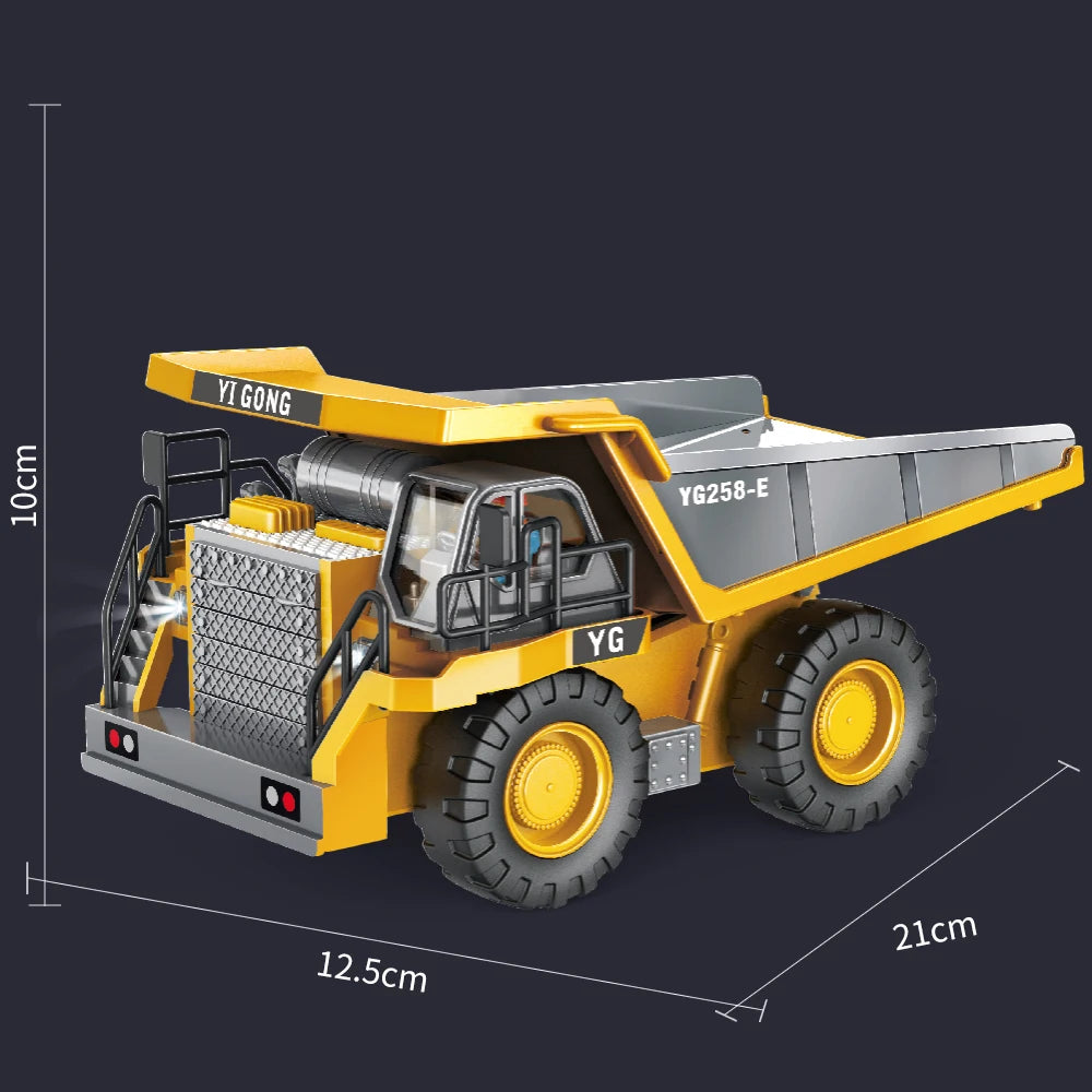 Digger Pro 1:20: 10-Channel RC Excavator (Ages 6–12)