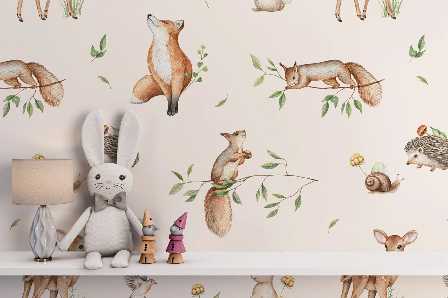 Kids Room Animal Wallpaper