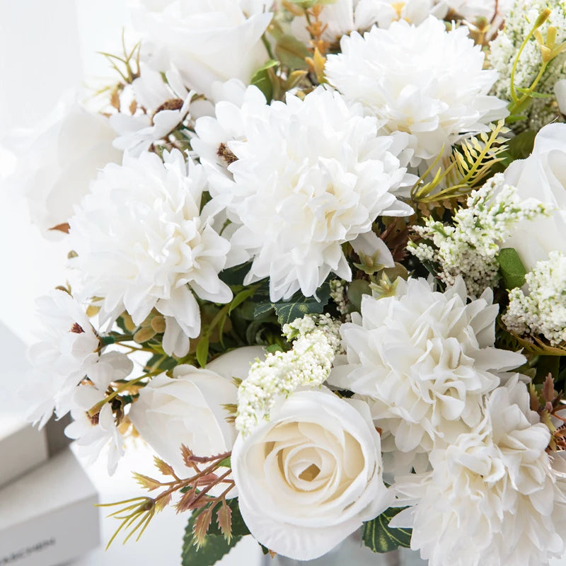 Peony & Rose Silk Bouquet