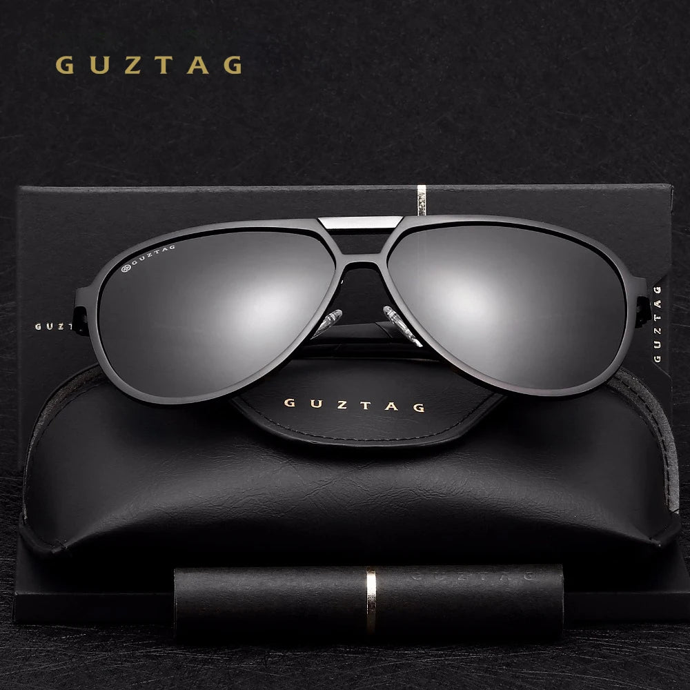 AeroPilot: Polarised UV400 Aluminium Sunglasses for Men