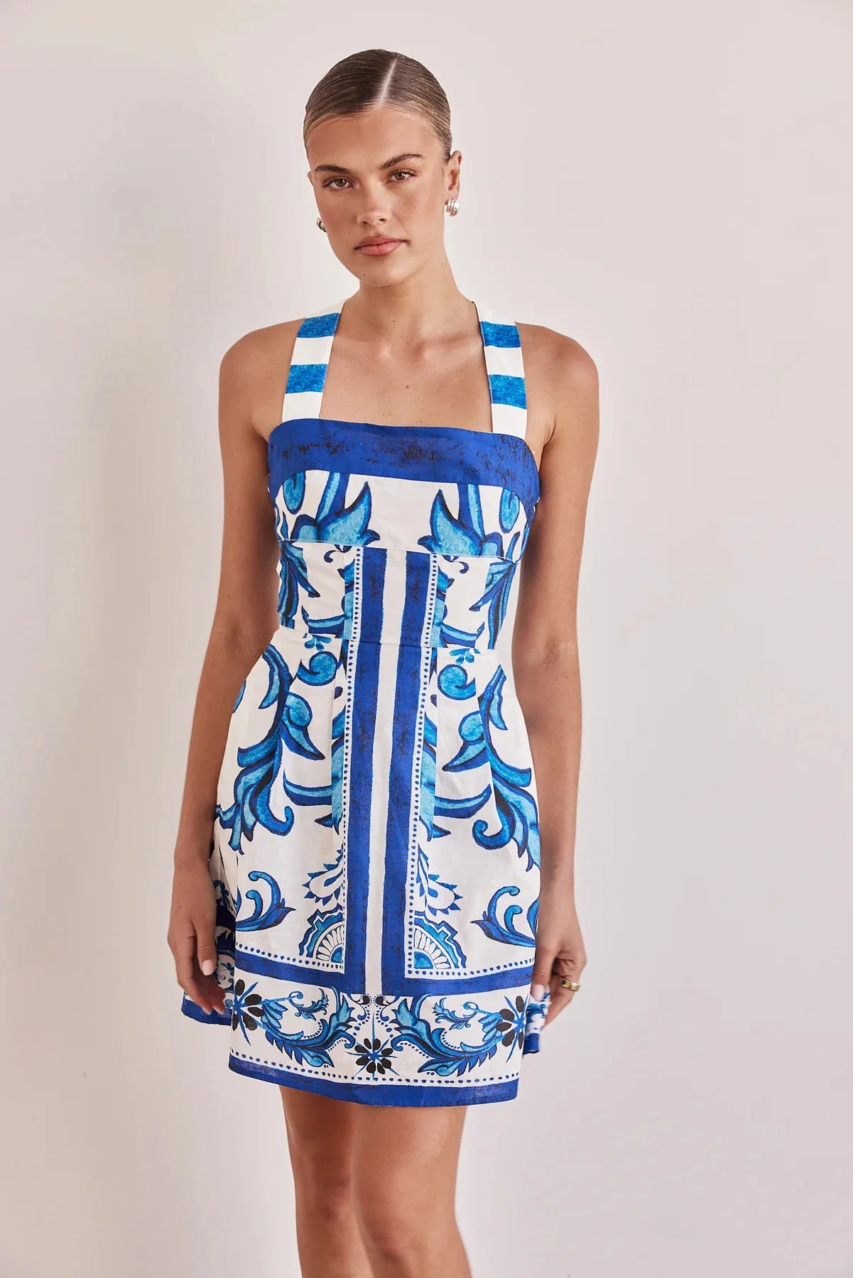 Solara – Bohemian Colourblock Vacation Dress