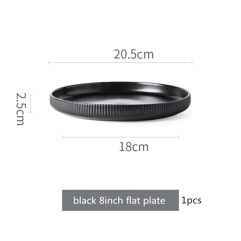 Matte Glazed Ceramic Dinnerware